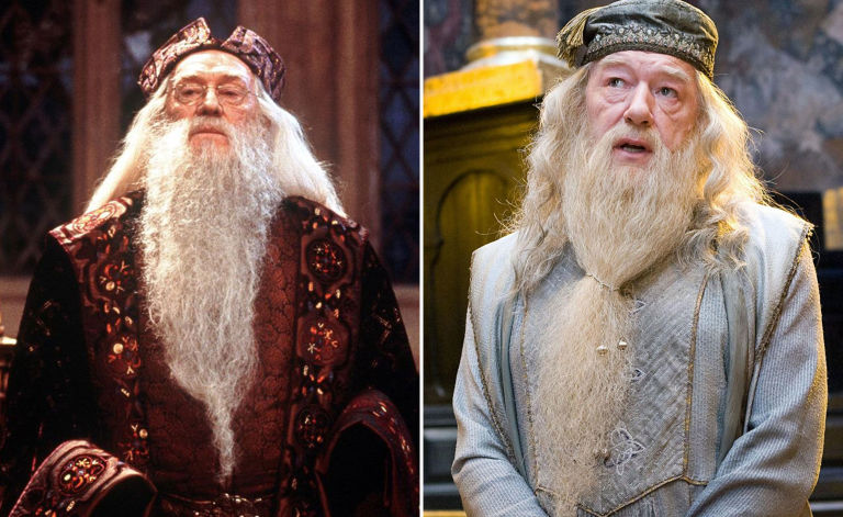 dumbledore actor change